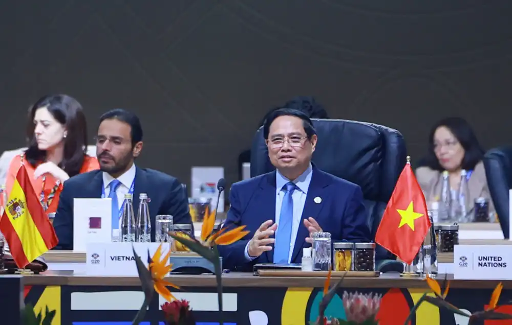 Hội nghị Thượng đỉnh G20: Thủ tướng Phạm Minh Chính đề xuất 3 bảo đảm chiến lược thúc đẩy tăng trưởng bao trùm, bền vững