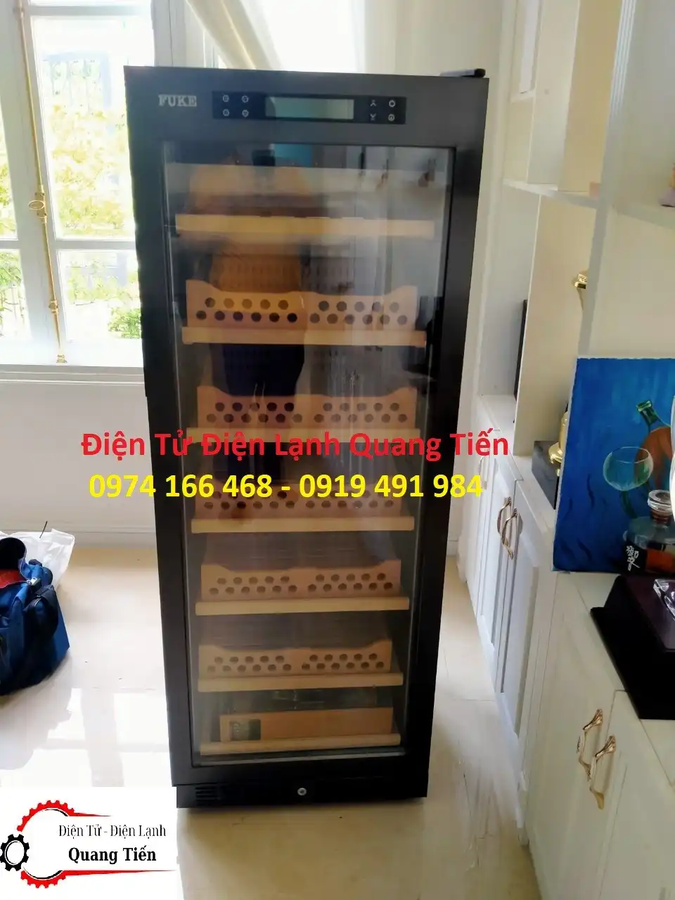 Điện Tử Điện Lạnh Quang Tiến – đơn vị chuyên sửa tủ xì gà (Cigar) ở Hà Nội uy tín nhất