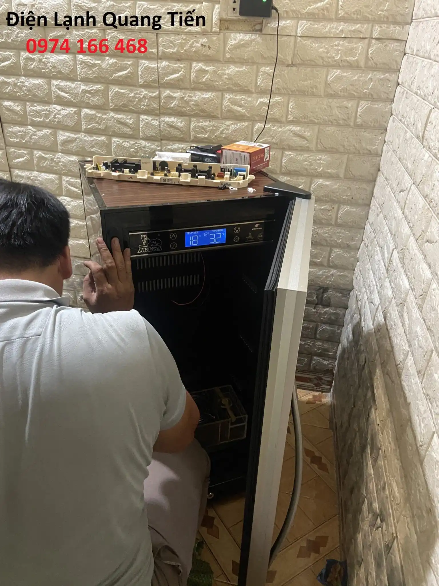 Điện Tử Điện Lạnh Quang Tiến – đơn vị chuyên sửa tủ xì gà (Cigar) ở Hà Nội uy tín nhất